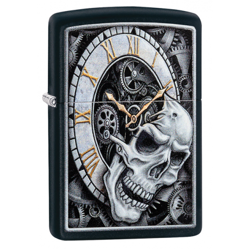 Зажигалка Skull Clock Design ZIPPO 29854