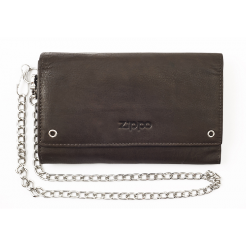 Кожаный бумажник байкера ZIPPO 2005129