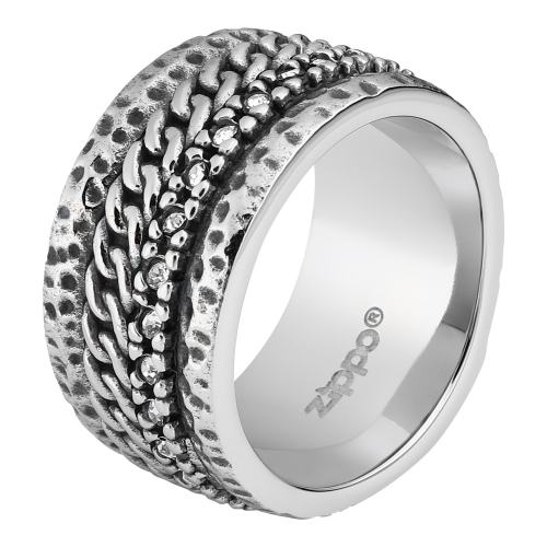 Кольцо с цепочным орнаментом (22,3 мм) ZIPPO 2006569