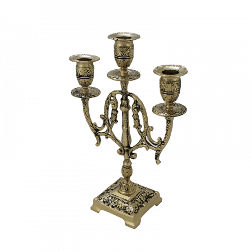 Канделябр трехрожковый "Лира" Bello De Bronze BP-14057-D