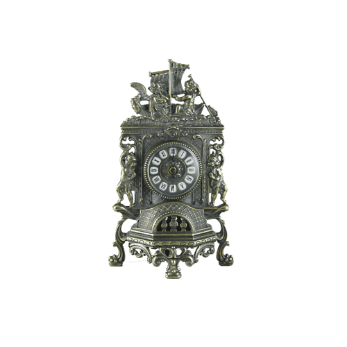 Часы каминные "Ангелы" фасадные, под бронзу Alberti Livio AL-82-101-ANT