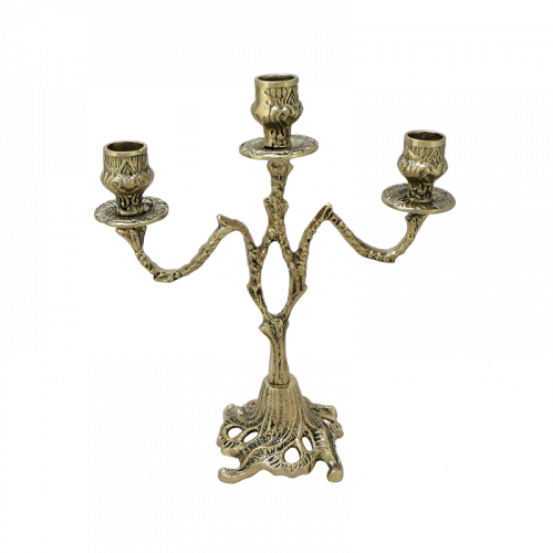 Канделябр на 3 свечи из бронзы "Асти" Bello De Bronze BP-14038-D