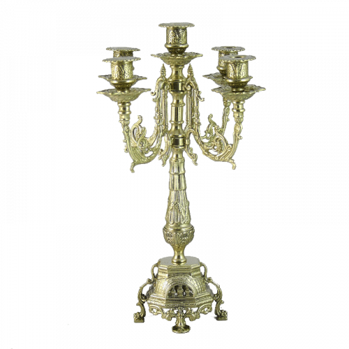 Канделябр на 5 свечей "Ростра", латунь Alberti Livio AL-82-099