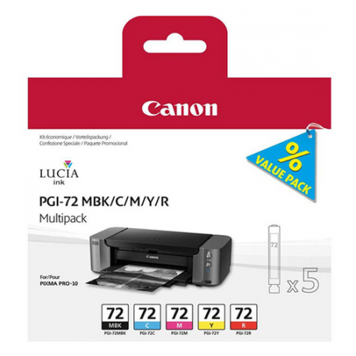 Картридж Canon PGI-72 MBK/C/M/Y/R Multi Pack (6402B009)