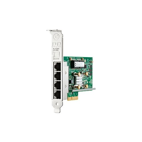 Адаптер HPE Ethernet 1Gb 4-port 331T (647594-B21) - PCI-E, 10/100/1000 Мбит/с, разъемов: 4