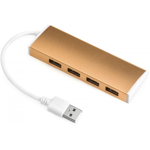 USB-хаб Greenconnection GCR-UH214BR Bronze