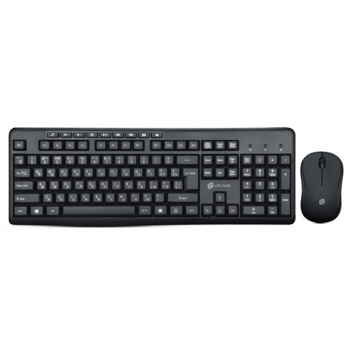 Клавиатура + мышь Oklick 225M 1454537 black