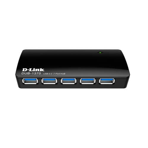 USB-хаб D-Link USB 3.0 DUB-1370, black