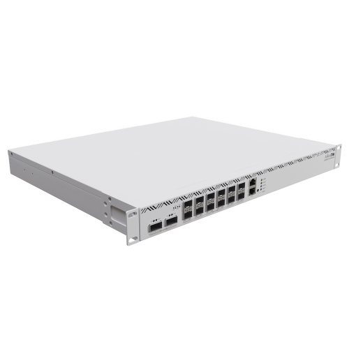 Маршрутизатор MikroTik Cloud Core Router, 1 порт Gigabit Ethernet, 12 портов 25G SFP28, 2 порта 100G QSFP