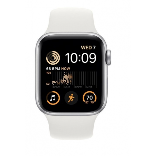 Смарт-часы Apple Watch SE (2022) 40mm MNJV3AE/A Silver/White