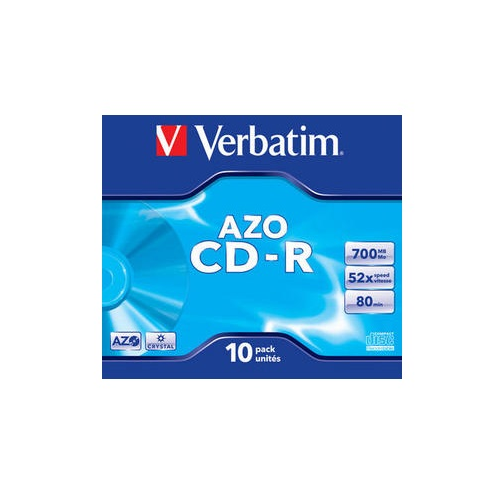 CD-диск Verbatim Crystal AZO (10 шт)