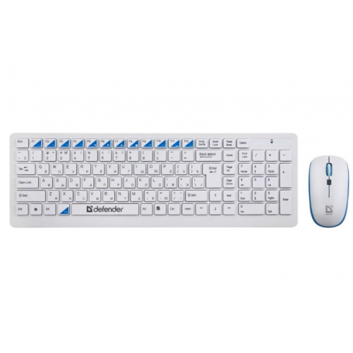 Клавиатура + мышь Defender Skyline 895 Nano White