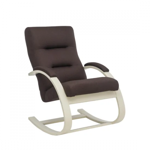 Кресло-качалка Leset Милано Слоновая кость, ткань Malmo 28
