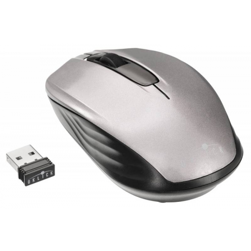 Мышь Oklick 475MW USB Black-Grey