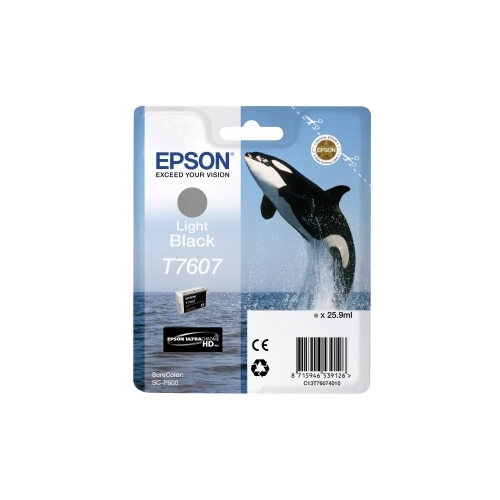 Картридж струйный Epson T7607 (C13T76074010), light black