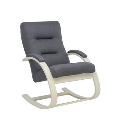 Кресло-качалка Leset Милано Слоновая кость, ткань Malmo 95