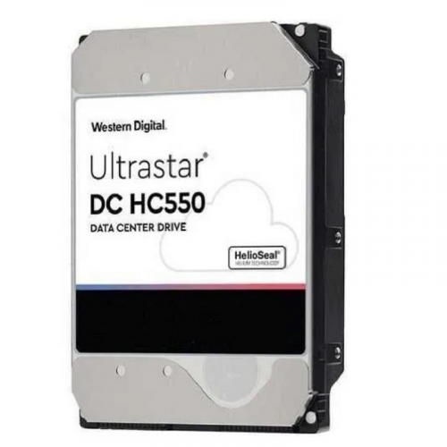 Жесткий диск Western Digital Ultrastar DC HС550 HDD 3.5" SAS 16Тb, 512MB, 7200rpm, WUH721816AL5204