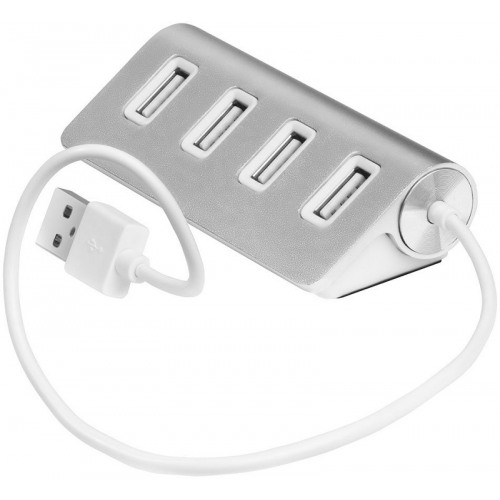 USB-хаб Greenconnection GCR-UH224S silver