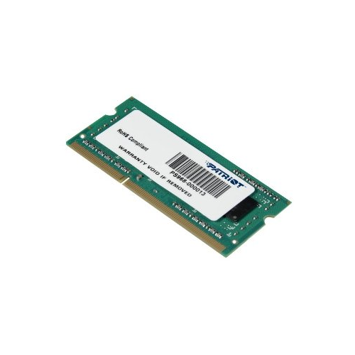 Оперативная память Patriot DDR-3 SODIMM 4096Mb PSD34G160081S