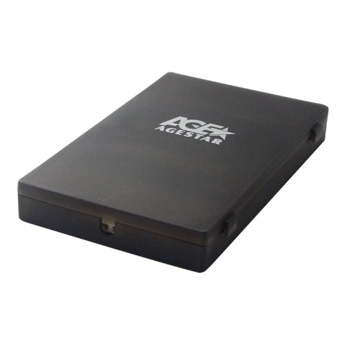 Корпус для жесткого диска AgeStar SUBCP1, 2.5'' (SATA - USB2.0), Black