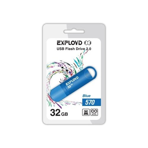 Флешка Exployd 32GB-570 blue