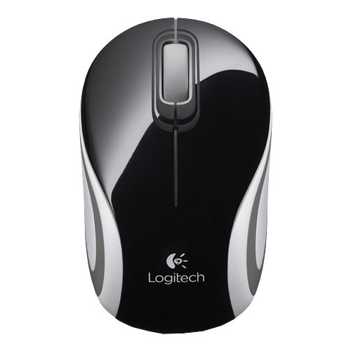 Мышь Logitech Wireless Mini Mouse M187, Black-White