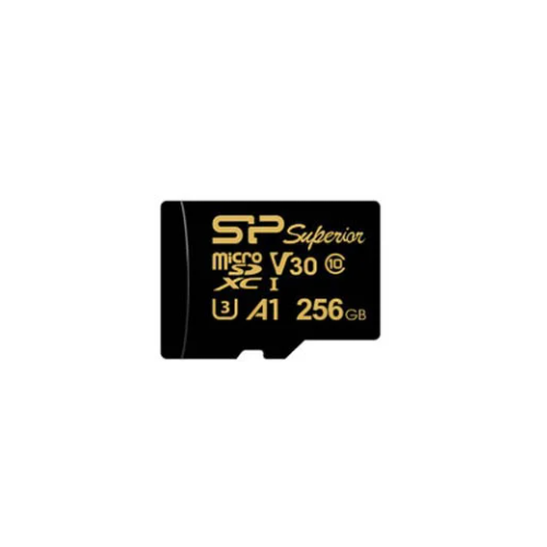 Карта памяти Silicon Power Superior Golden A1 MicroSDXC , 256Gb, Class 10 UHS-I U3 A1 , SP256GBSTXDV3V1GSP