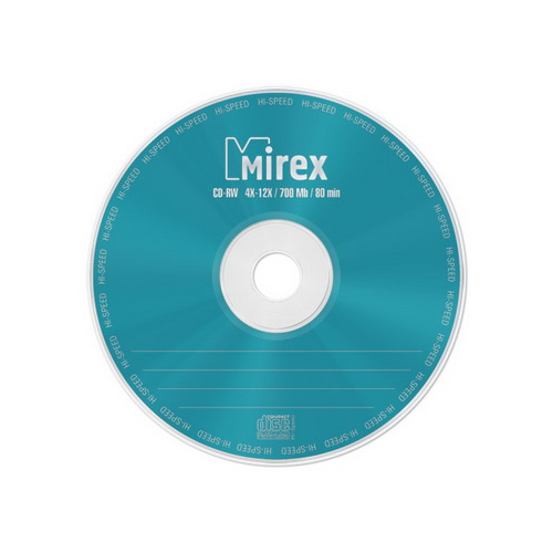 CD-диск Mirex 700 Mb, Slim Case (1 шт)
