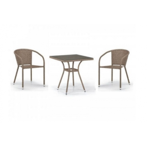 Комплект мебели Afina T282BNT/Y137C-W56 (2+1), light brown