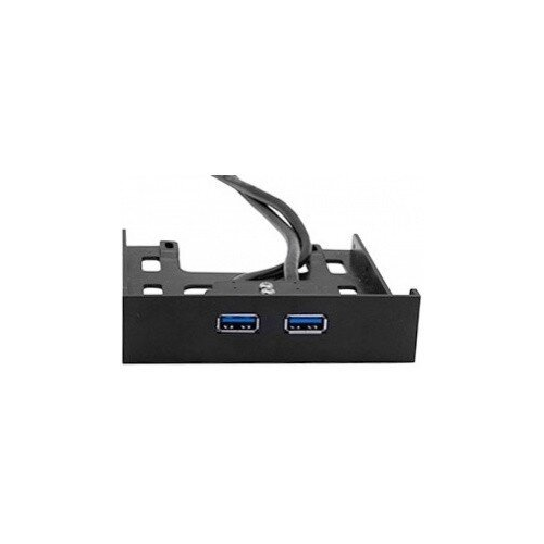 USB-контроллер ExeGate U3H-615, 3,5", 2*USB3.0, EX280446RUS, Black