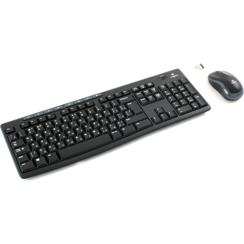 Клавиатура + мышь Logitech Wireless Combo MK270 Black