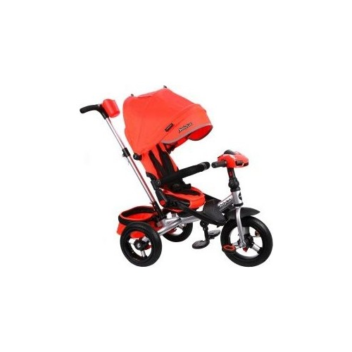 Велосипед трехколесный Moby Kids New Leader 360 12x10 AIR Car, красный (641209)
