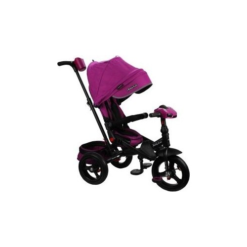 Велосипед трехколесный Moby Kids New Leader 360 12x10 AIR Car, ягодно-пурпурный (641212)