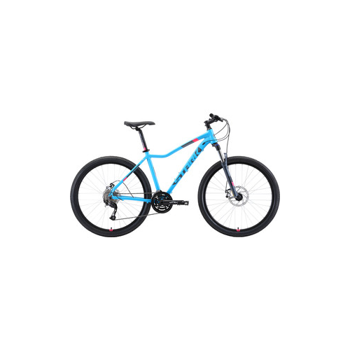 Велосипед Stark Viva 27.4 D (2019) голубой/серый/розовый 16''