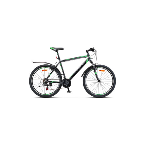 Велосипед Stels Navigator 600 V 26'' V020 (2018) 16'' Антрацитовый/зеленый
