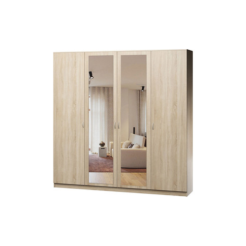 Шкаф комбинированный Гамма Лайт 140х60 дуб сонома с зеркалом