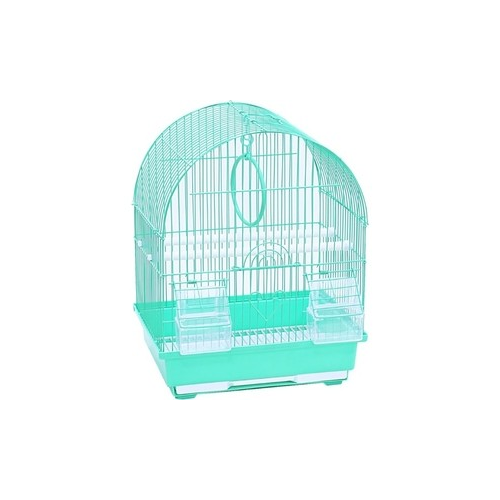 Клетка N1 30х23х39см овальная, укомплектованная для птиц (ДКпА100)