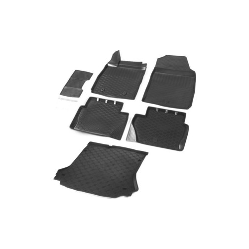 Комплект ковриков салона и багажника Rival для Ford Ecosport 5-дв. (2013-2018), полиуретан, K11803001-2