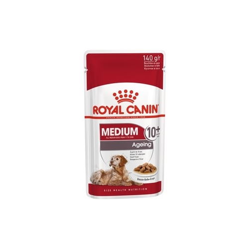 Пауч Royal Canin Medium Ageing 10+ Sause-Sobe кусочки в соусе собе для собак средних пород старше 10лет 140г