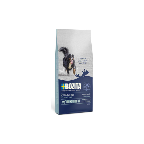Сухой корм BOZITA Grain Free Adult Sensitive Single Protein with Lamb 23/12 беззерновой с ягненком для взрослых собак 12,5кг (40642)