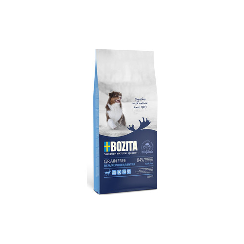 Сухой корм BOZITA Grain Free Adult Plus with Reindeer 30/20 беззерновой с мясом оленя для взрослых собак 12,5кг (40742)