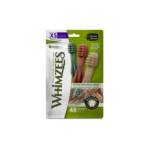 Лакомство Whimzees Toothbrush Star XS Value Bags Зубная щетка для собак XS 7см 48шт в пакете (WHZ341ROW)