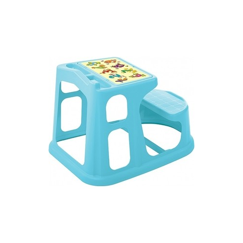 Стол-Парта Детская Бытпласт Пластишка С Аппликацией 730х550х500 Мм (Голубой)