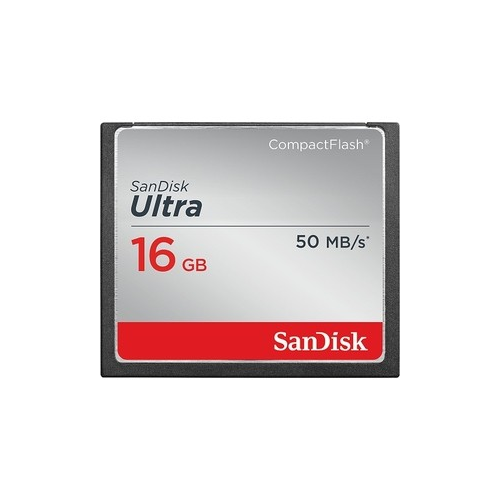 Карта памяти Sandisk Ultra CF 16GB 50MB/s (SDCFHS-016G-G46)