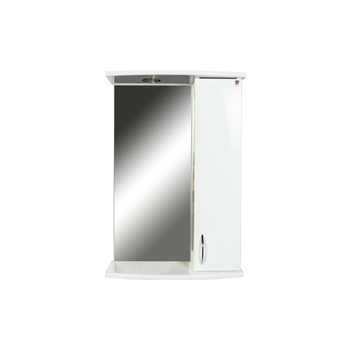 Шкаф-зеркало Orange Диана 50 с подсветкой, белый (Di-50ZS)