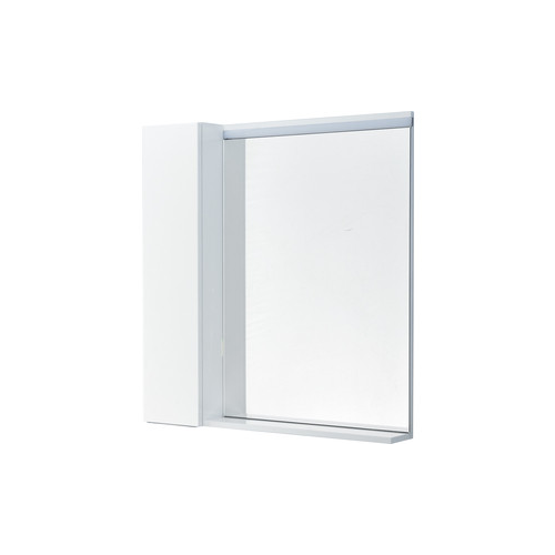 Зеркальный шкаф Акватон Рене 80 белый/грецкий орех, с подсветкой (1A222502NRC80)