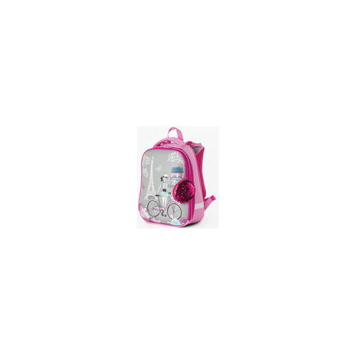 Ранец с жестким каркасом BRAUBERG PREMIUM для девочек, Париж, 38х29х18 см, 227813