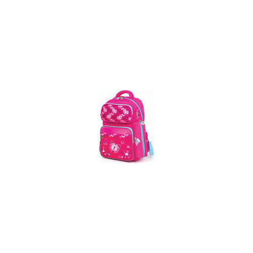Рюкзак Юнландия с пеналом в комплекте, эрго-спинка, для девочек, Бабочки, 42х29х14 см