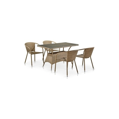 Комплект мебели Afina garden T198D/Y137B-W56 light brown