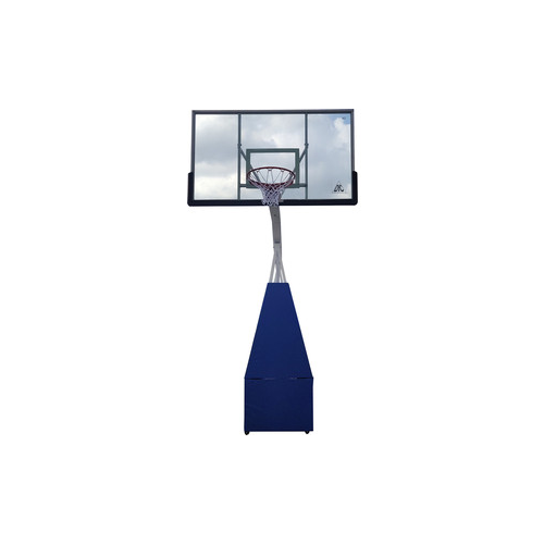 Баскетбольная мобильная стойка DFC STAND72G PRO 180x105 см стекло 12мм